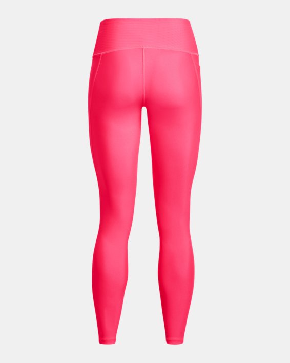 Damen HeatGear® No-Slip Waistband Full-Length-Leggings, Pink, pdpMainDesktop image number 5